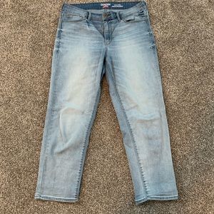 Light wash jeans